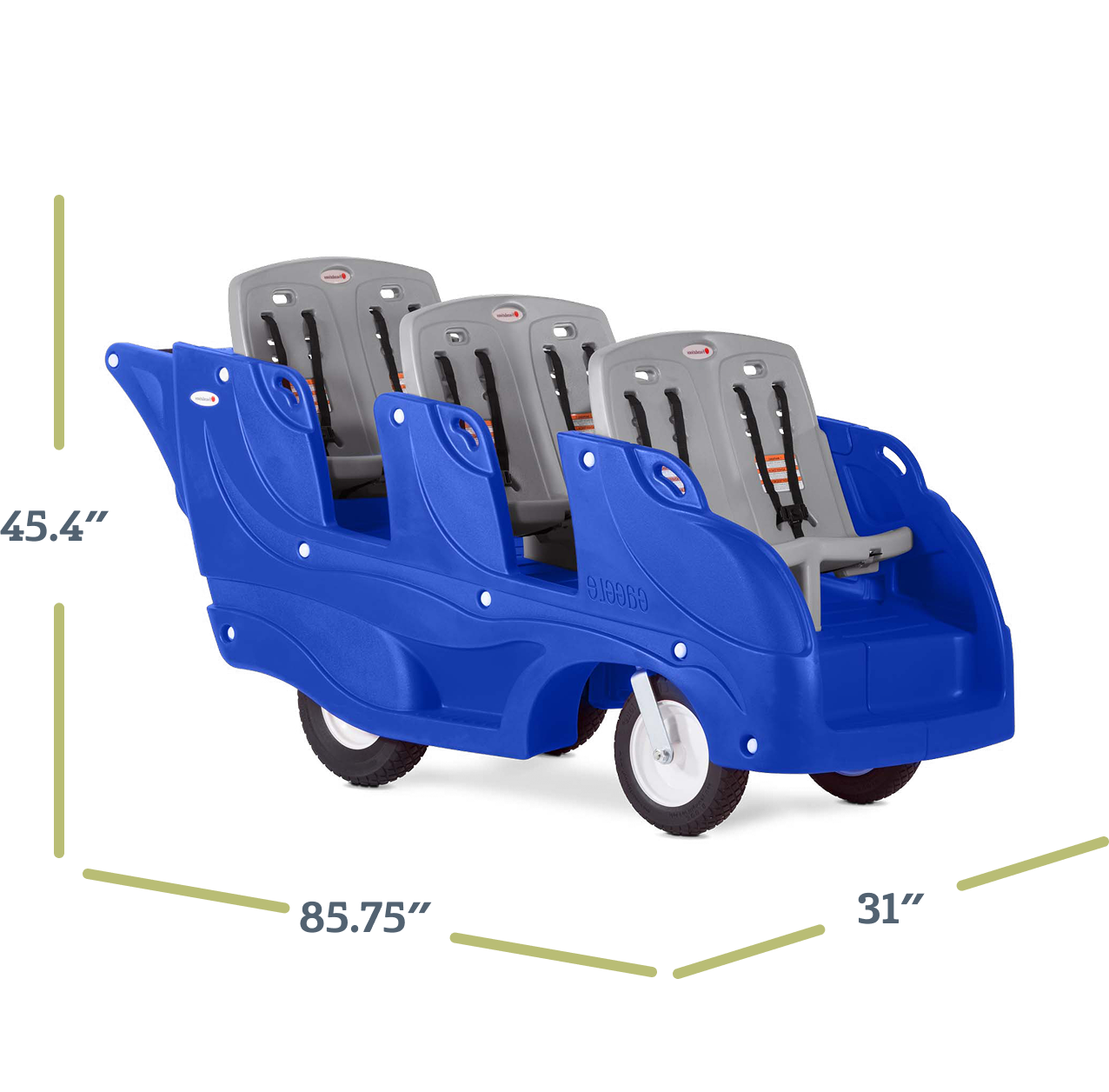 Gaggle Parade™ 6 Buggy dimensions