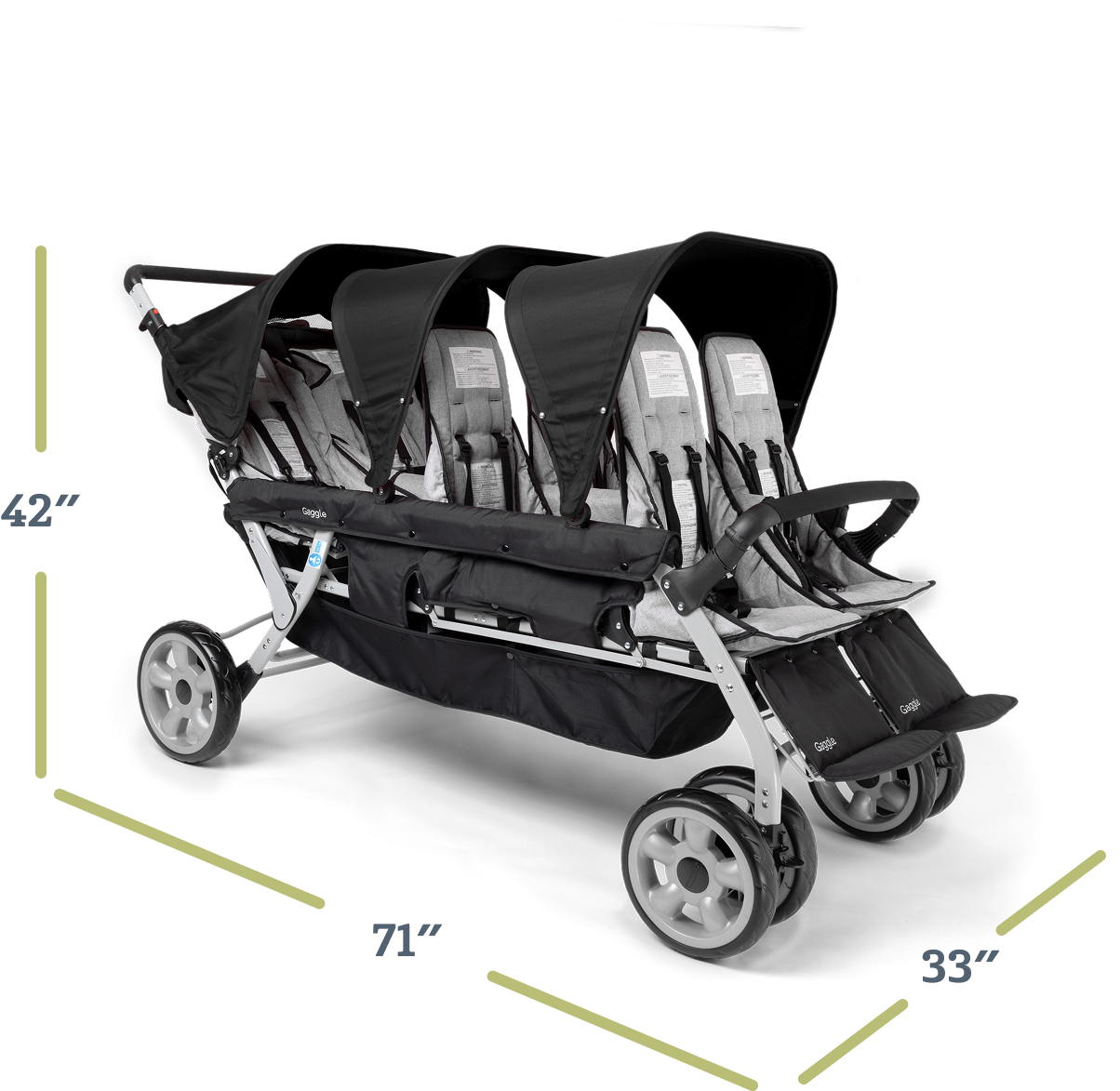Jamboree 6 Folding 6-Seat Stroller