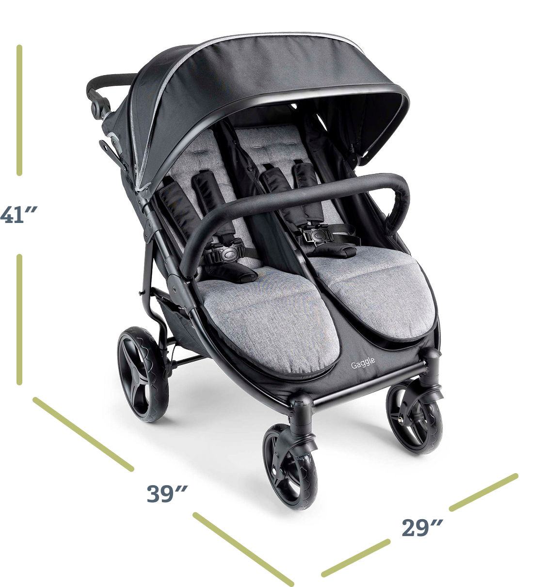 Roadster Duo Double Stroller | Multi-Child Strollers