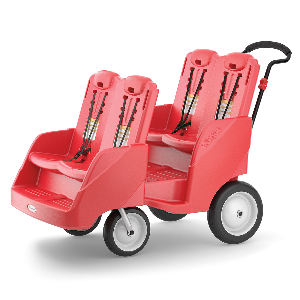 Red four seat buggy 