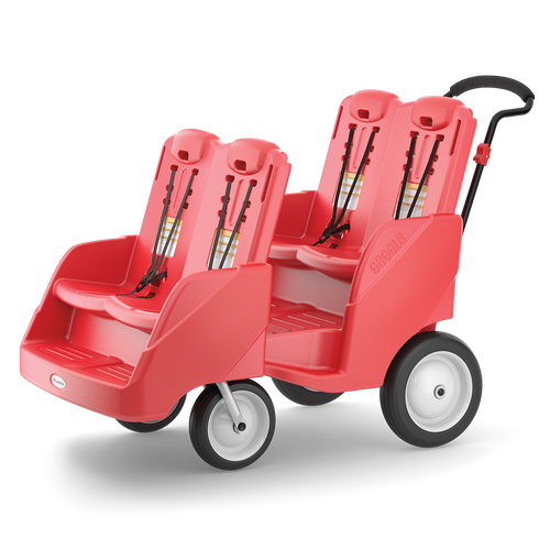 Red four seat buggy 