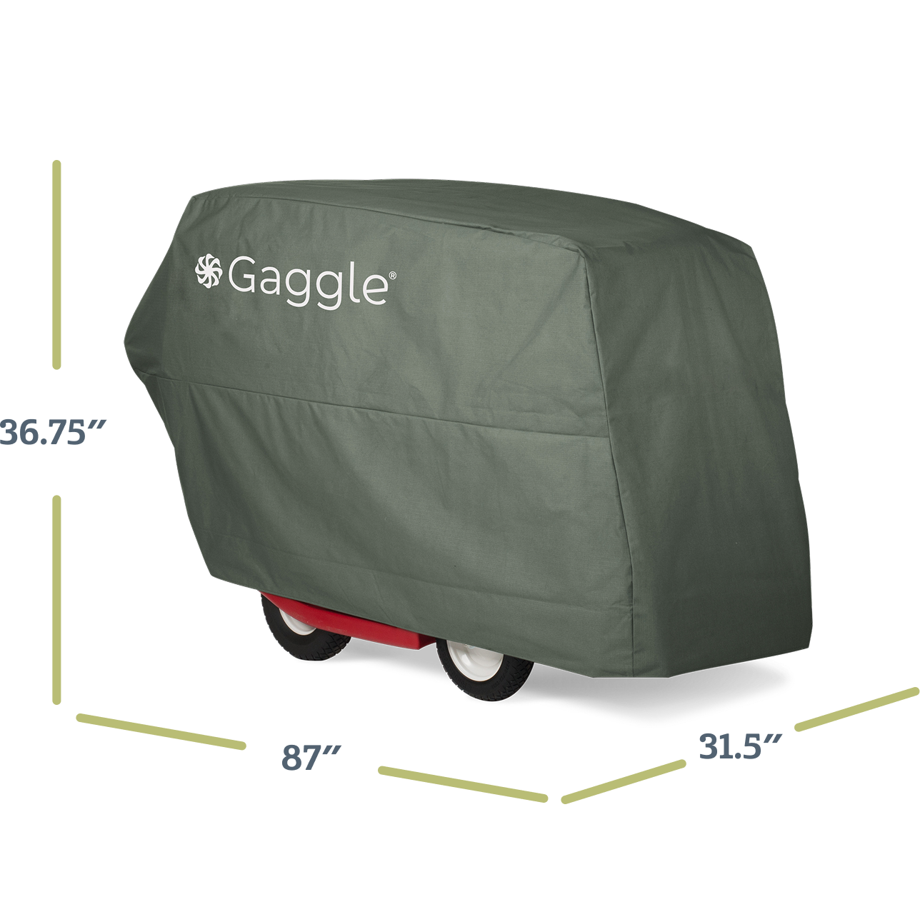 Parade™ 6 Weather Cover dimensions